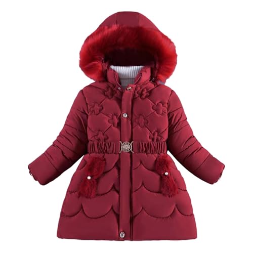 Warm Quilted Padded Winter Jacket With Hood Cozy Lightweight Insulated Coat For Kids Perfect Outdoor Adventures