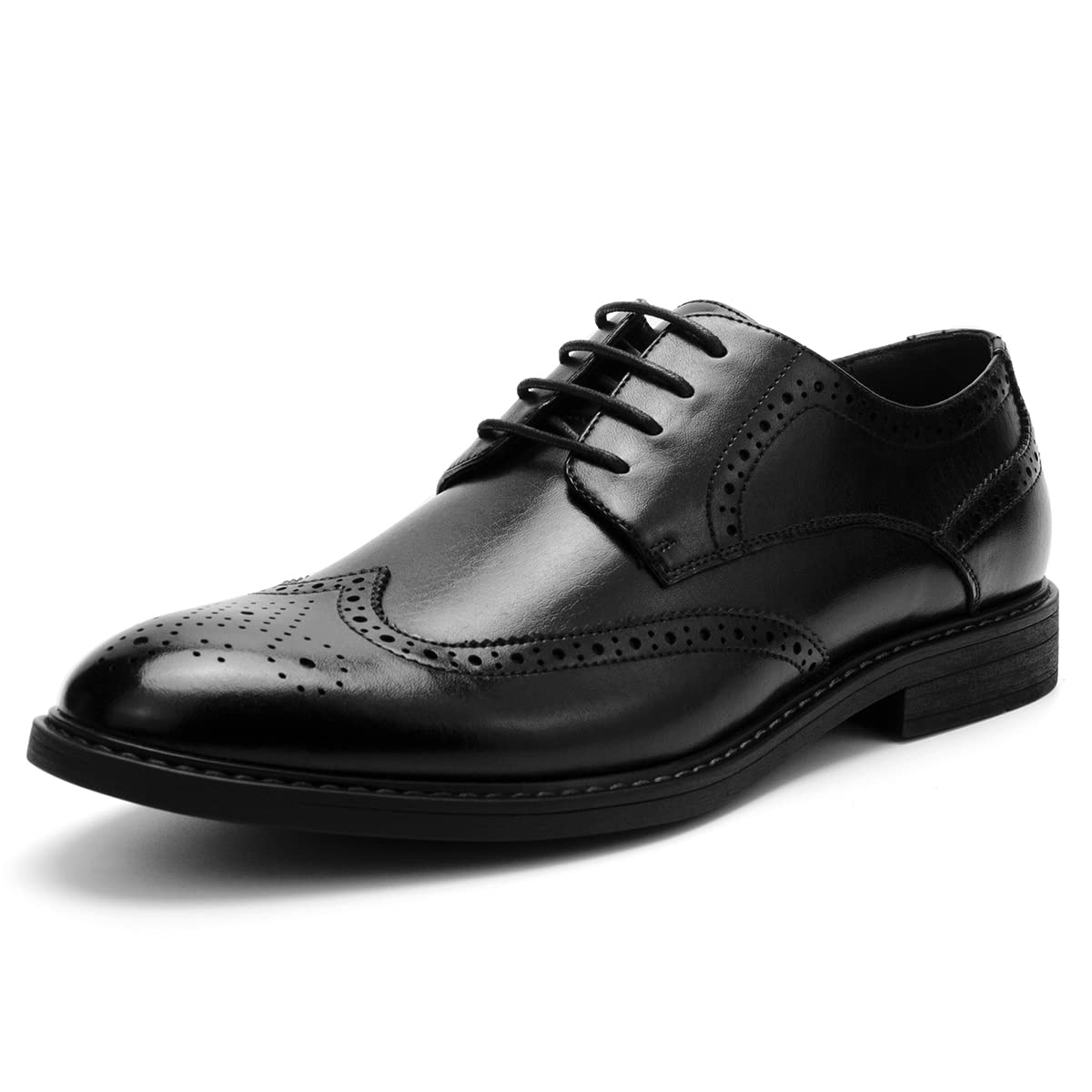 Temeshu Men's Dress Shoes Casual Oxford Shoes Business Formal Shoes DS09 Black 11