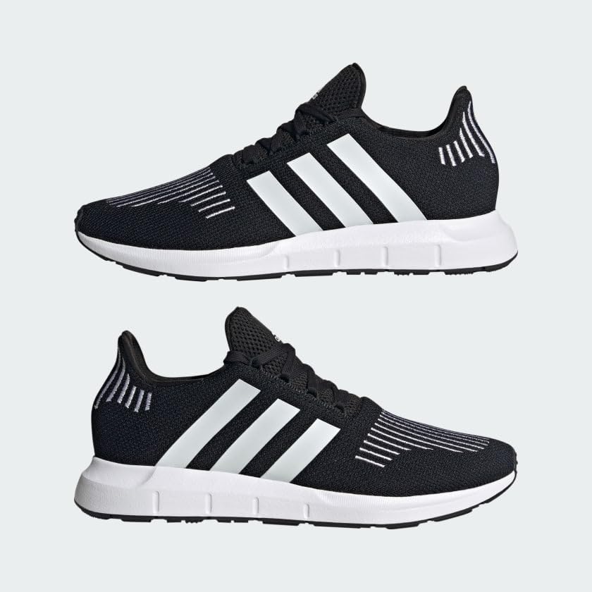 Adidas Mens Swift Run Core Black/White/White 13