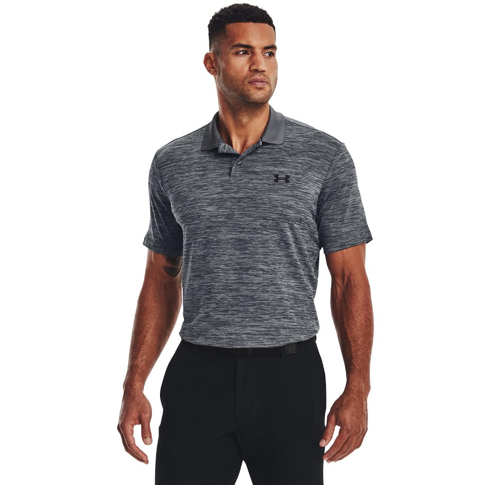 Under Armour Men's Performance 3.0 Polo, (012) Pitch Gray / / Black, X-Small