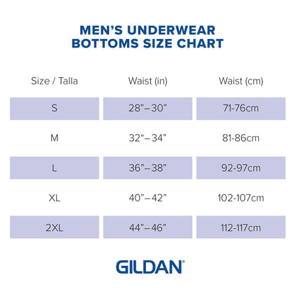 Gildan Men's Underwear Boxer Briefs, Multipack, Mixed Navy (5-Pack), Medium