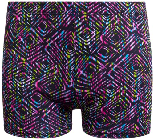 Rene Rofe Girls' Cartwheel Shorts - 4 Pack Dance Bike Shorts with Comfort 4-Way Stretch Play Shorts for Girls (Sizes: 6X-14), Size 6X, Neon Pink/Black/Black