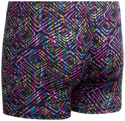 Rene Rofe Girls' Cartwheel Shorts - 4 Pack Dance Bike Shorts with Comfort 4-Way Stretch Play Shorts for Girls (Sizes: 6X-14), Size 6X, Neon Pink/Black/Black