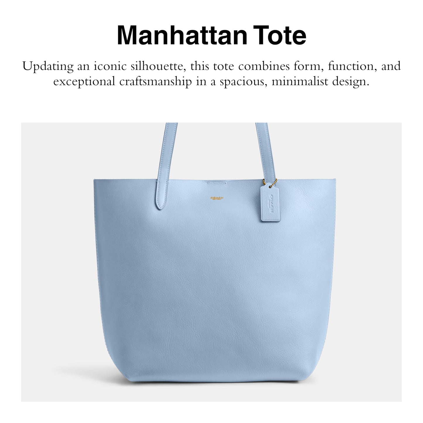 Coach Manhattan Tote, B4/Bluebell