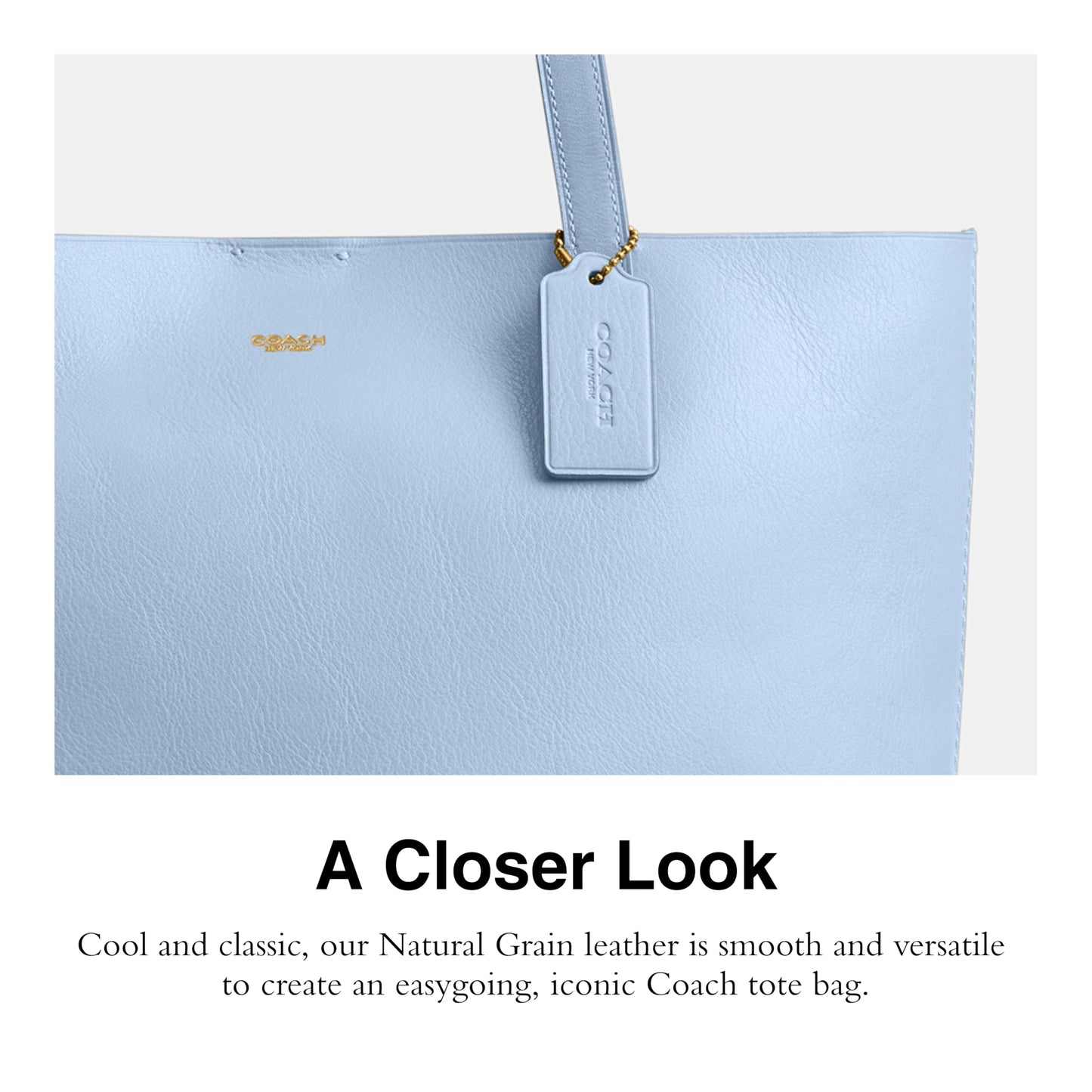 Coach Manhattan Tote, B4/Bluebell